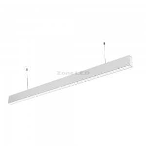 40W LED Linearleuchte SAMSUNG Chip Hängeaufhängung Silbergehäuse 6400K 1194x35x67mm 