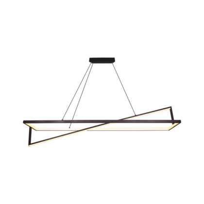 45W LED Designer Hängeleuchte Triac Dimmbar Schwarz 3000K