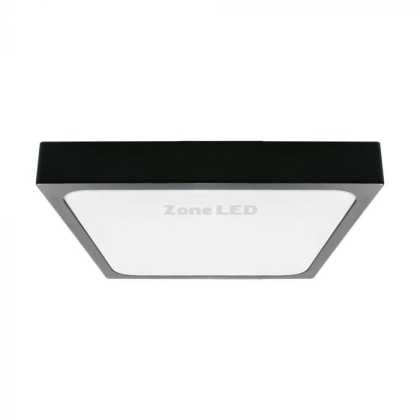 18W LED Deckenleuchte Quadratisch, Schwarzer Rahmen IP44 4000K