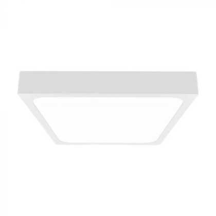 18W LED Ceiling Light Square Microwave Sensor White Frame 4000K IP44