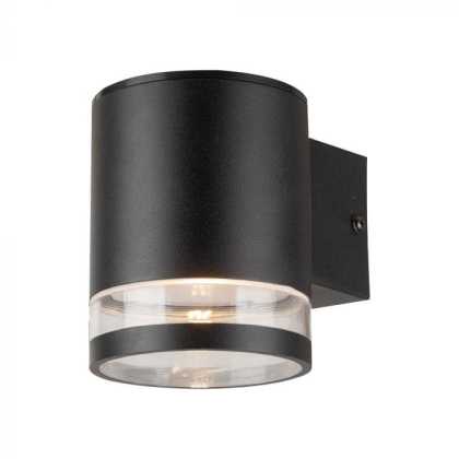 0.55W LED Solar Wandleuchte SMD Schwarzer Körper IP54 3000K