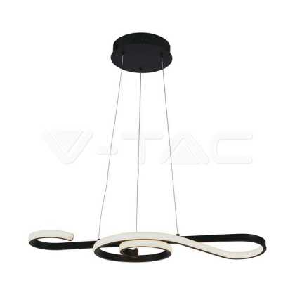 18W LED Hanging Decorative Lamp 700*250 Paint Schwarzer Body 3000K