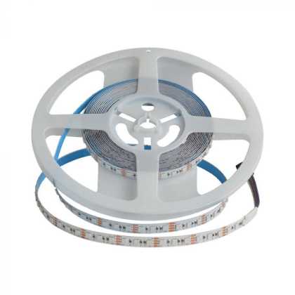 120 12 W LED-Streifen, RGB, IP20, 24 V, 8 mm, weiß, Doppelplatine (5 m/Rolle) (Preis pro m)