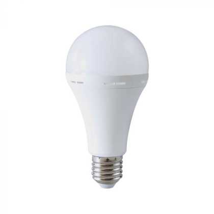 12W Emergency Plastic Lamp A80 With Battery (3 Hours) 4000K E27