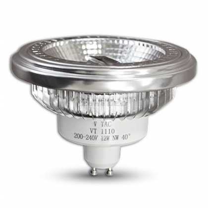 LED Spotlight - AR111 12W GU10 Beam 40 COB Chip 2700K  