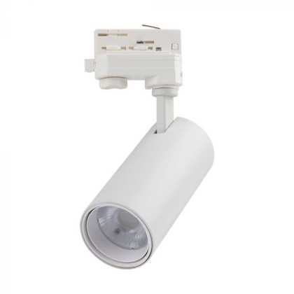 30W LED COB Tracklight 3 in 1 White Body