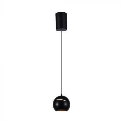 8.5W LED Hanging Lamp Φ100  Black Body Adjustable Wire, Touch On/Of 3000K