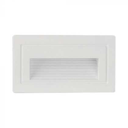 3W LED Step Light, white body, 3000K