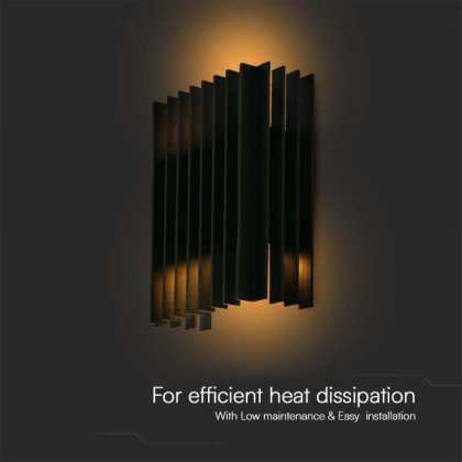 Wall Lamp with E14 Holder Black Body Transparent Glass IP65