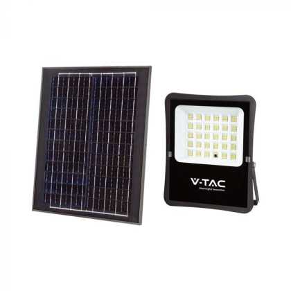 20W LED Solar Floodlight 4000K 2400 lm Black Body