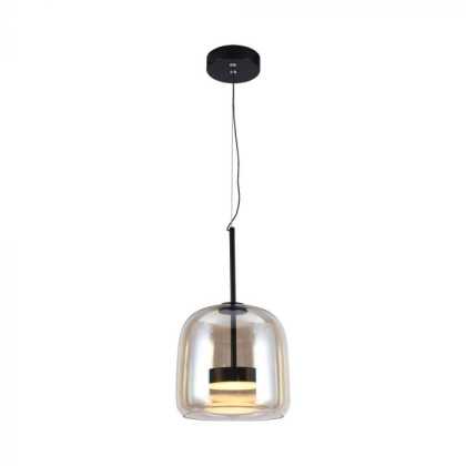 6W LED Designer Pendant Lamp Metal + Glass Body D250*H240 3000K