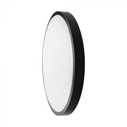 36W LED Dome Light With Sensor SAMSUNG Chip 4000K Square Black Frame IP44