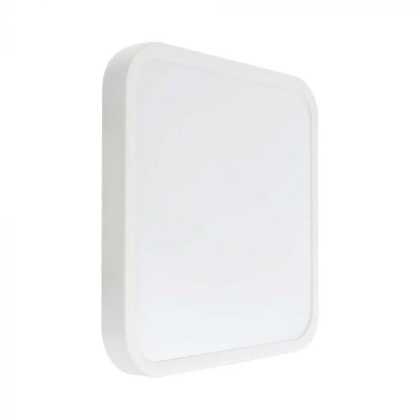 36W LED Dome Light With Sensor SAMSUNG Chip 4000K Square White Frame IP44