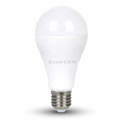 15W LED Birne E27 A65 Thermoplastik 200°  Tageslicht 4500K