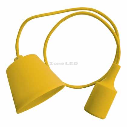 E27 Pendant Holder Yellow