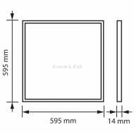 45W Led Panel 600x600mm 6400K 5 Years Wrranty 6pcs/Set