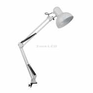 Designer Table Lamp With Adjustable Metal Bracket,  Switch & E27 Holder White Body 450 x 1630 PIXI Fastener