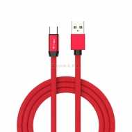  1m Art - C Mikro USB Kabel, Rot Ruby Serie