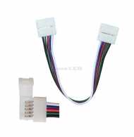 Flexible st?ckverbinder f?r LED Streifen 5050 mit mit RGB + Weiss