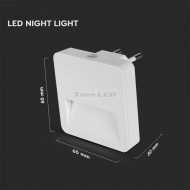 LED Nachtlampe Licht mit SAMSUNG Chip 3000K Quadrat