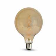 LED Bulb 8W E27 G125 Filament Amber 2200K