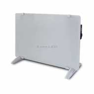2000W-Glass PANEL HEATER With Aluminum  Heating Element White IP64