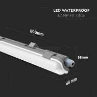1 x 18W-LED Wasserdichte Lampe K?rper 