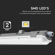 1 x 18W-LED Wasserdichte Lampe Körper / Gehäuse 120cm 4000K IP65