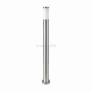 Pollerleuchte EdelstahlGeh?use 110 cm E27 Mit Fassing  Satin Nickel IP44