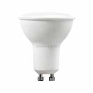 4.5W LED GU10 SMD Spot Lampe Kunststoff 110? 6500K 6 STK/SET Milchige Abdeckung