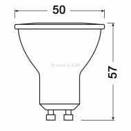 5W LED Spot  GU10 SMD Weiß Kunststoff 320lm Weiss  6400K 3 Stk/PACK 110° 