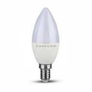 E14-Glühbirne 4,8 W Smart Candle mit RF-Steuerung (24 Tasten) RGB + 4000 K dimmbar