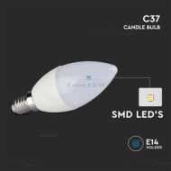 2.9W E14 LED Kerze Lampe  3000K