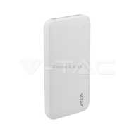 10000mAh FAST Charger Power Bank White