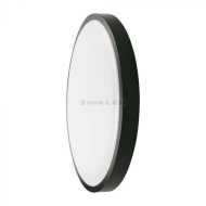 24W LED Ceiling Light Round Black Frame IP44 4000K