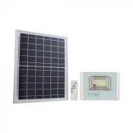 12W Solarpanel mit LED-Flutlicht, 4000K, Weißes Gehäuse