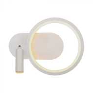 14W LED Designer Wall Light 250*100*180mm White Body 3000K
