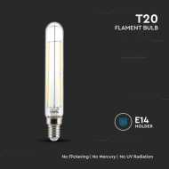 4W LED Bulb T20 E14 Filament Amber 3000K 