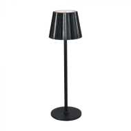 4W LED Table Lamp 3 IN 1 Black form of a pleat