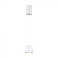 LED Hanging Lamp D:100mm Adjustable Wire & Touch Light ON/OFF 3000K Light White Body 