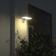 15W LED-Solar-Hofleuchte – Keeper 2000 lm LiFePO4-Akku 3,2 V 6000 mAh mit Bewegungssensor 6000 + 4000K White