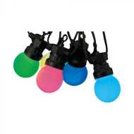 0,5 W Glühbirne LED-Lichterkette mit EU-Stecker RGB IP44