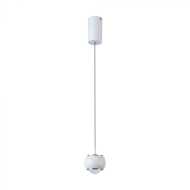 9W LED-Designer-Hängelampe (10*10*100cm) Weiß 4000K