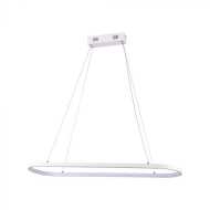 24W LED Hanging Lamp (80*20*100CM) 3000K White Body