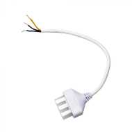 Power Cable White 0.3m 3x0.75mm² for SKU 23001