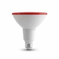 LED Bulb - 15W PAR38 E27 IP65 Red - NEW 