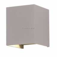 6W Wall Lamp Grey Body Square IP65 4000K